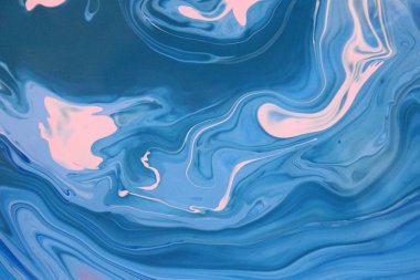 mavi ve pembe akrilik boyama duvar kağıdı