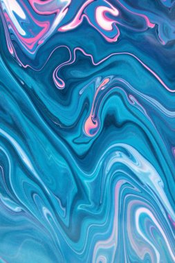 mavi ve pembe akrilik boyama duvar kağıdı