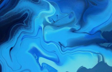 mavi akrilik boyama, mermer boya duvar kağıdı