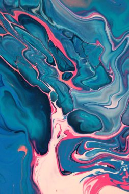 mavi ve pembe akrilik boyama duvar kağıdı