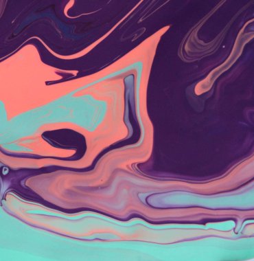 Soyut akrilik tablo, mermer duvar kağıdı.