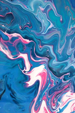 mavi ve pembe akrilik boyama duvar kağıdı
