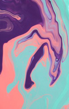 Soyut akrilik tablo, mermer duvar kağıdı.