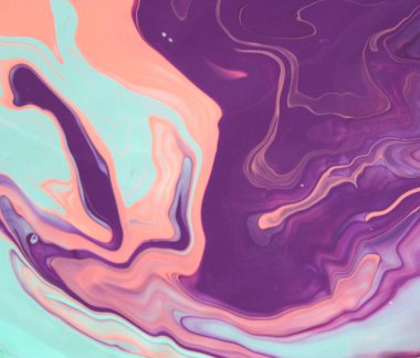 Soyut akrilik tablo, mermer duvar kağıdı.