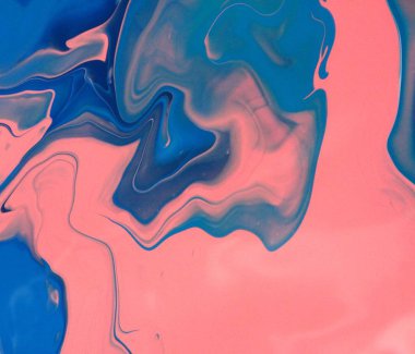 mavi ve pembe akrilik boyama duvar kağıdı