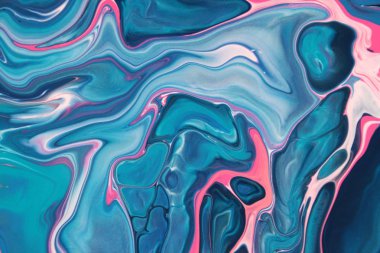 mavi ve pembe akrilik boyama duvar kağıdı