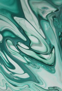 Arka plan için lekelenmiş mavi boyanın tam çerçeve görüntüsü