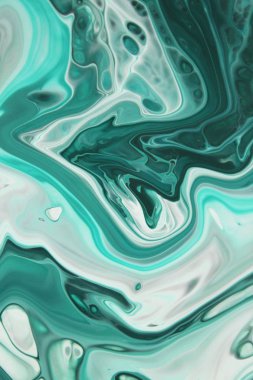 Arka plan için lekelenmiş mavi boyanın tam çerçeve görüntüsü