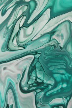 Arka plan için lekelenmiş mavi boyanın tam çerçeve görüntüsü