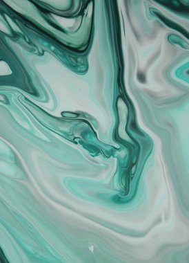 Arka plan için lekelenmiş mavi boyanın tam çerçeve görüntüsü