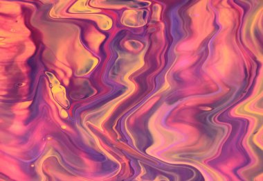 arka plan için bulaşmış renkli boya tam kare çekim