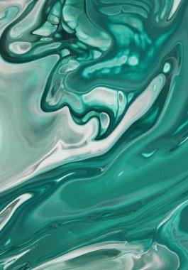 Arka plan için lekelenmiş mavi boyanın tam çerçeve görüntüsü