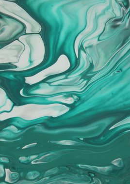 Arka plan için lekelenmiş mavi boyanın tam çerçeve görüntüsü