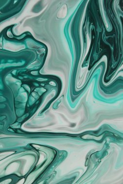 Arka plan için lekelenmiş mavi boyanın tam çerçeve görüntüsü