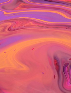 arka plan için bulaşmış renkli boya tam kare çekim