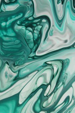 Arka plan için lekelenmiş mavi boyanın tam çerçeve görüntüsü