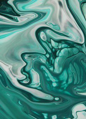 Arka plan için lekelenmiş mavi boyanın tam çerçeve görüntüsü