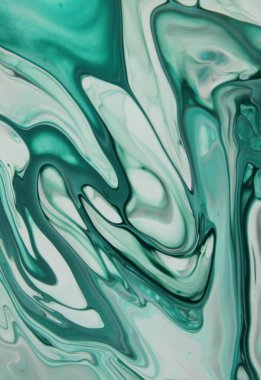 arka plan için bulaşmış turkuaz boya tam kare çekim