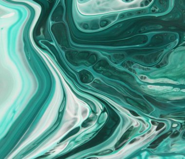 Arka plan için lekelenmiş mavi boyanın tam çerçeve görüntüsü