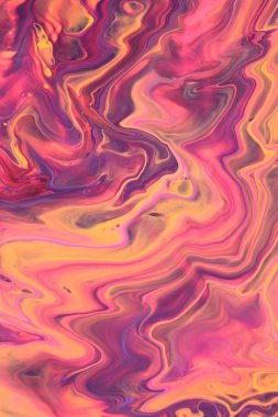 arka plan için bulaşmış renkli boya tam kare çekim