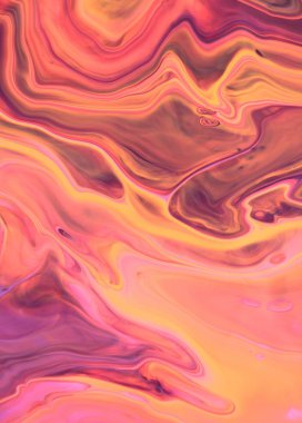 arka plan için bulaşmış renkli boya tam kare çekim