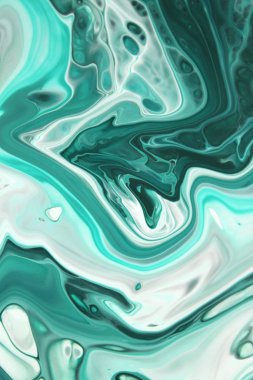 Arka plan için lekelenmiş mavi boyanın tam çerçeve görüntüsü