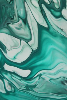 Arka plan için lekelenmiş mavi boyanın tam çerçeve görüntüsü