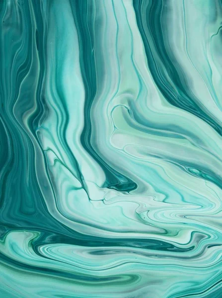 Full Frame Shot Smeared Turquoise Paint Background — Stock Photo, Image