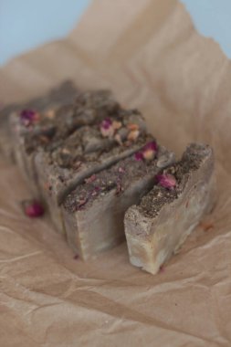 El yapımı sabun reklamı, kozmetik fotoğraf çekimi el yapımı sabun.