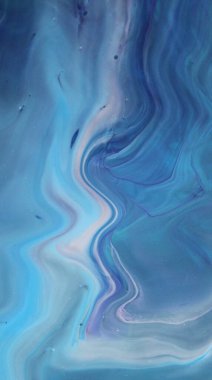 Arka plan için lekelenmiş mavi boyanın tam çerçeve görüntüsü