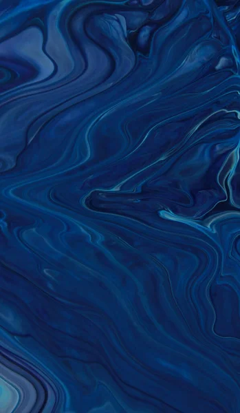 Полный Кадр Размазанной Синей Краски Заднего Плана — стоковое фото