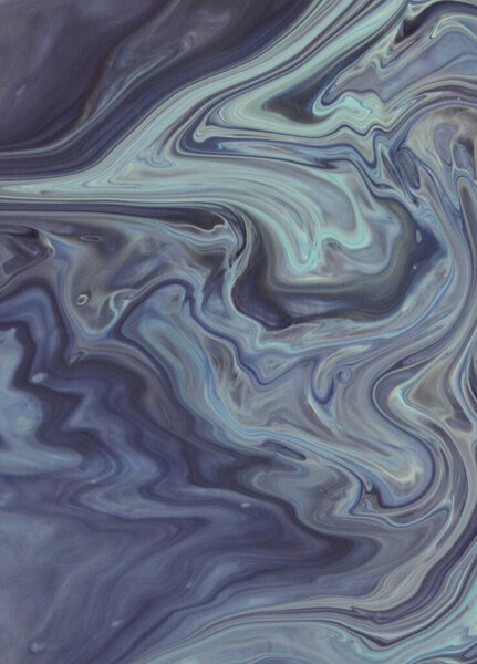 Полный кадр размазанной синей краски для заднего плана