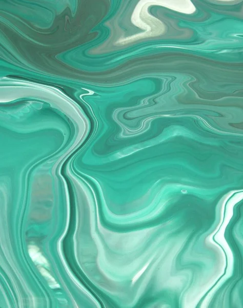Full Frame Shot Smeared Green Paint Background — Stock Photo, Image