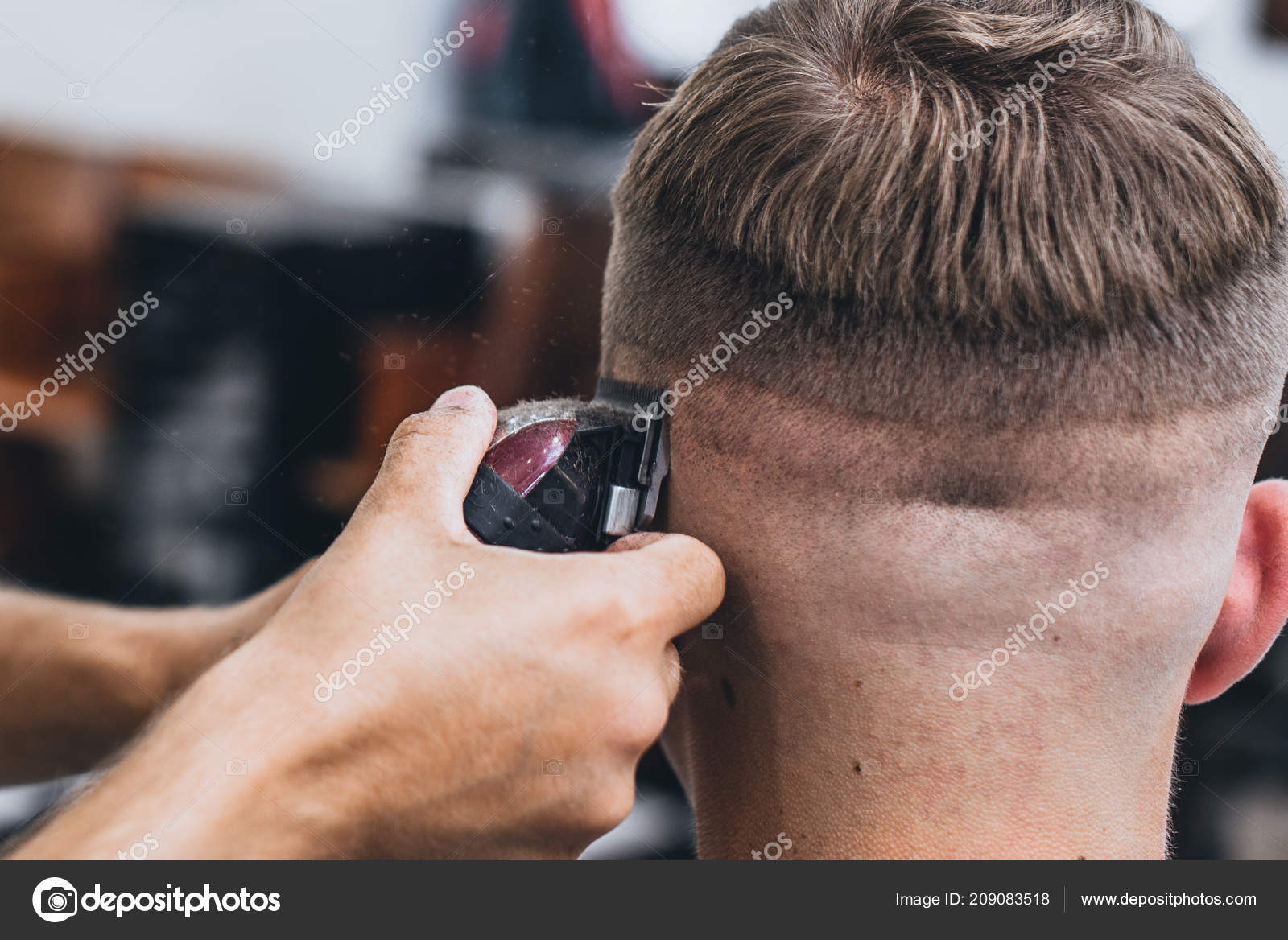 haircut men machine