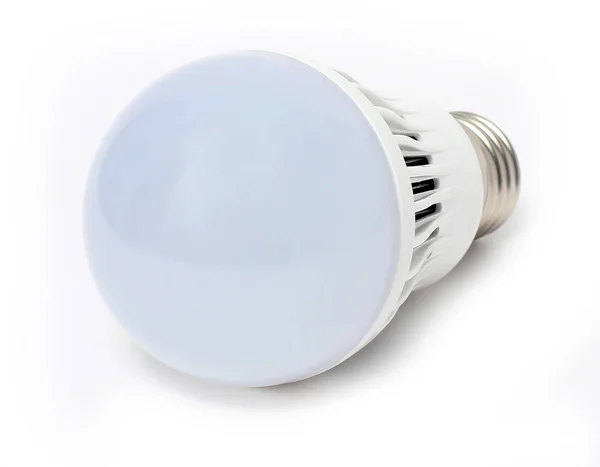 Led lambalar, şerit ve beyaz arka plan üzerinde spot