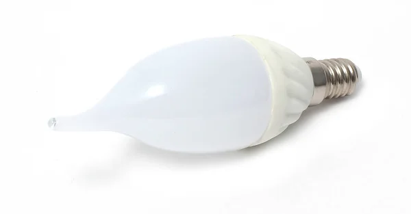 Led lambalar, şerit ve beyaz arka plan üzerinde spot