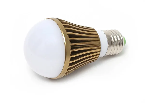 Led lambalar, şerit ve beyaz arka plan üzerinde spot