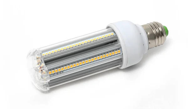 Led lambalar, şerit ve beyaz arka plan üzerinde spot