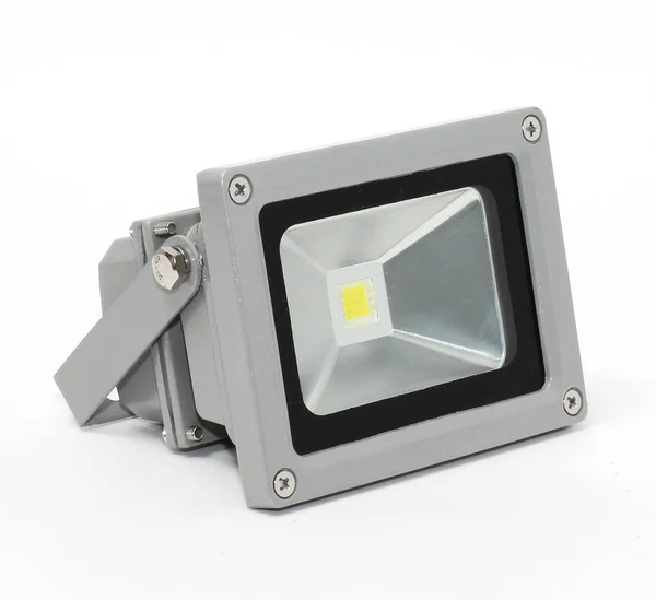 Led lambalar, şerit ve beyaz arka plan üzerinde spot