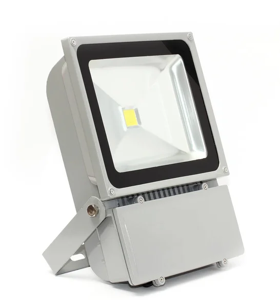 Led lambalar, şerit ve beyaz arka plan üzerinde spot