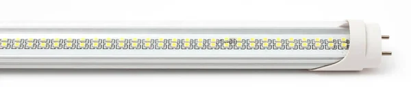 Led lambalar, şerit ve beyaz arka plan üzerinde spot