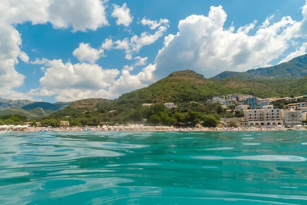 Paisaje Playa Montenegro Hora Verano — Foto de Stock
