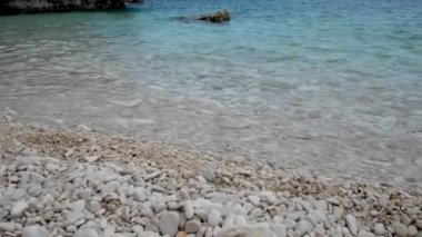 arka plan tatilde yaz kayalık deniz plaj tekneleri görünümü