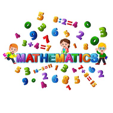 Yazı tipi tasarım kelime matematik öğrenci ile için