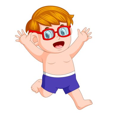 Happy kids çalıştıran çizimi