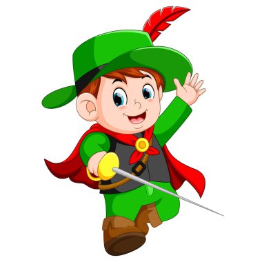 kılıçla komik silahşör