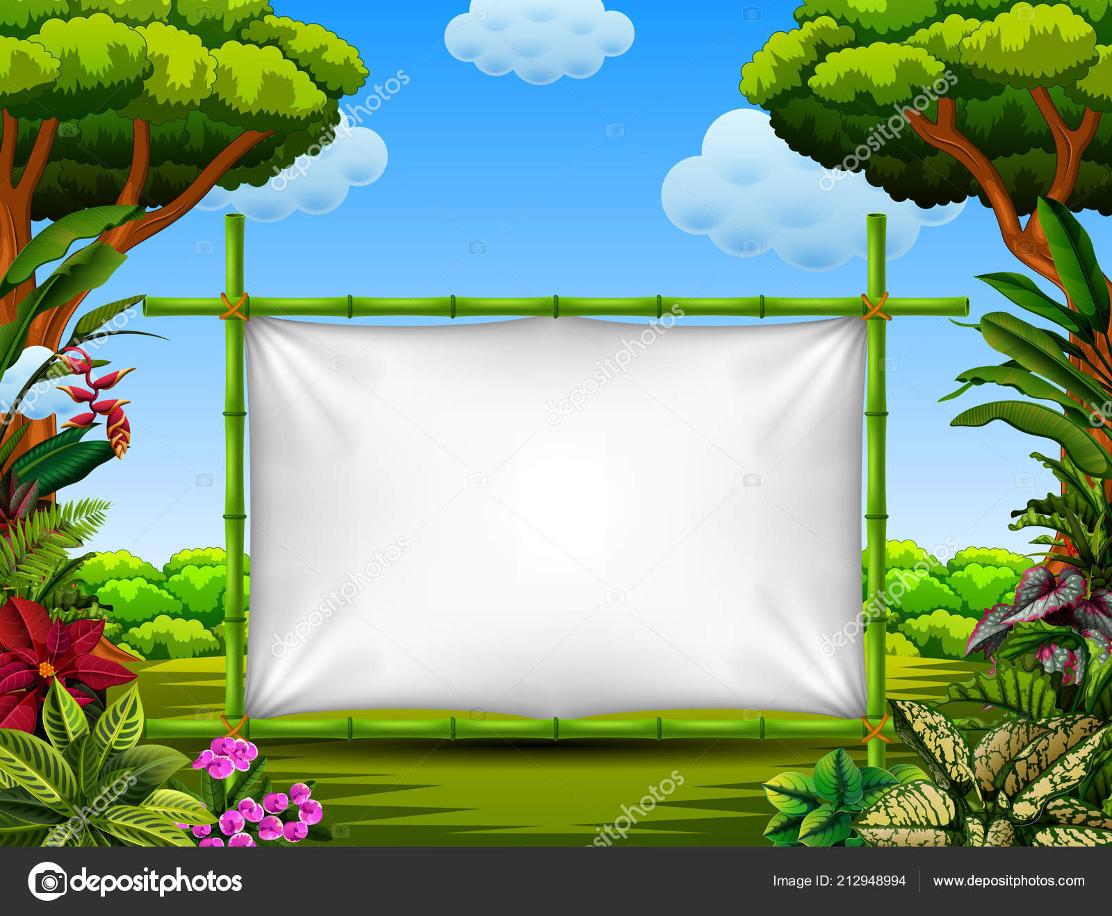 beautiful nature frame tree flower accent stock vector c hermandesign2015 gmail com 212948994 https depositphotos com 212948994 stock illustration beautiful nature frame tree flower html