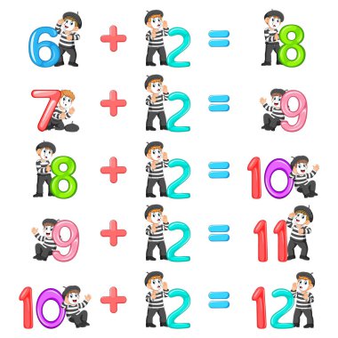 8'e kadar 12 iyi pandomim ile gelen sayı artışı