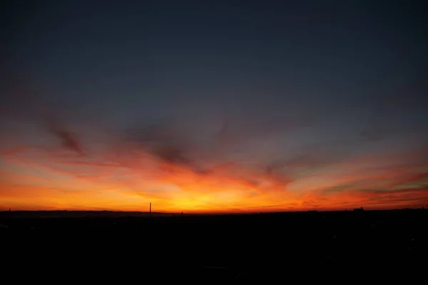 Beautiful Colorful Sunset Clouds Beautiful Background — Stock Photo, Image