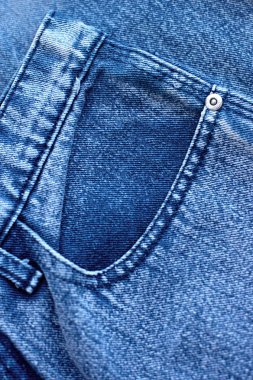 Cebi ve kot perçin. Lif ve kumaş yapısı doğal temiz denim. Arka plan tasarımı için